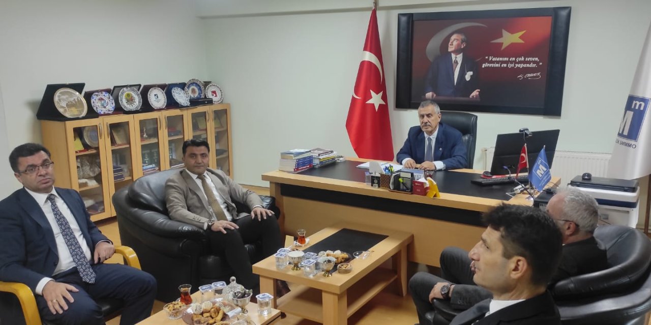 Bilecik Defterdarı Bekir Şahin’den SMMMO’ya Ziyaret