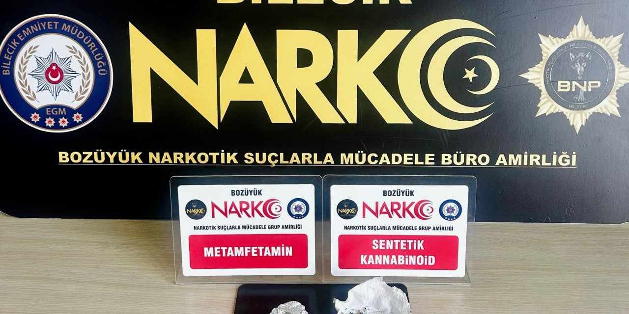 Bozüyük’te uyuşturucu operasyonu