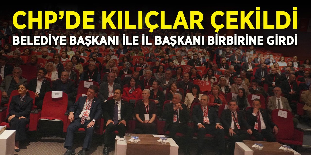 CHP kongresinde kılıçlar çekildi