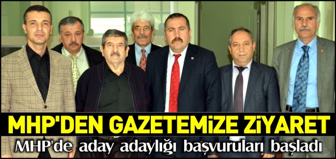 MHP’DEN GAZETEMİZE ZİYARET