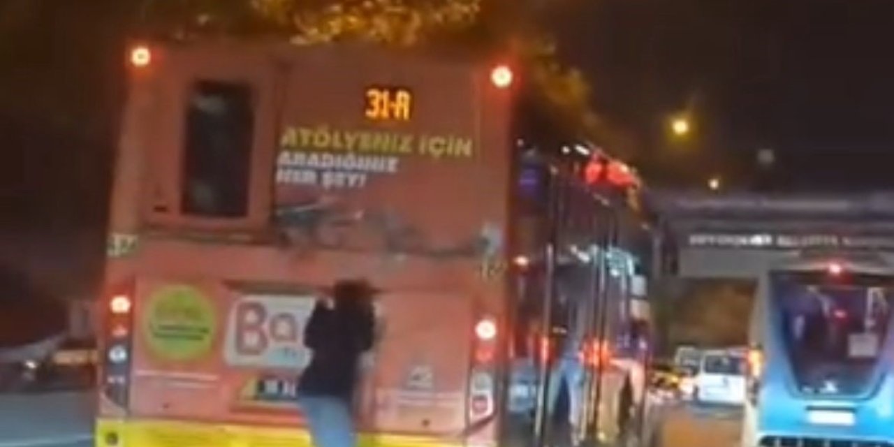 Otobüsün Arkasında Tehlikeli Yolculuk
