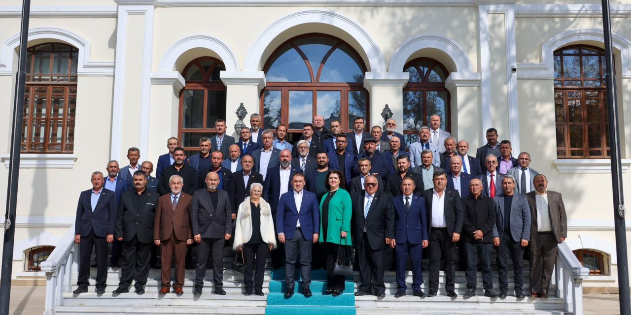 Vali Sözer, Muhtarlarla Bir Araya Geldi