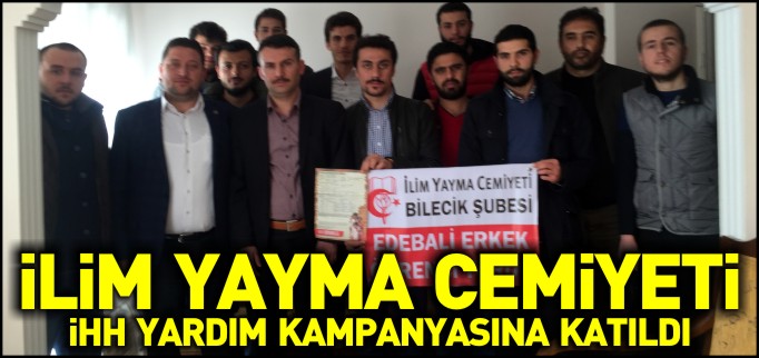 İYC, İHH YETİM KAMPANYASINA KATILDI