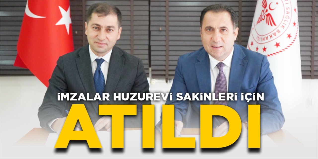 İmzalar huzurevi sakinleri için atıldı