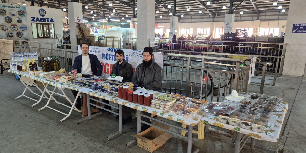 Söğüt'ten Gazze'ye Yardım Kermesi