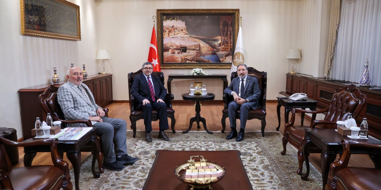 Rektör Kaplancıklı’dan Diyanet İşleri Başkanı Arpaguş’a ziyaret