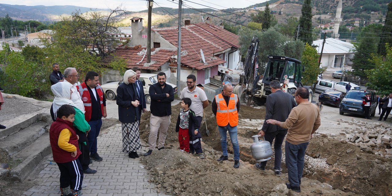 Başkan Subaşı Doğalgaz Çalışmalarını İnceledi