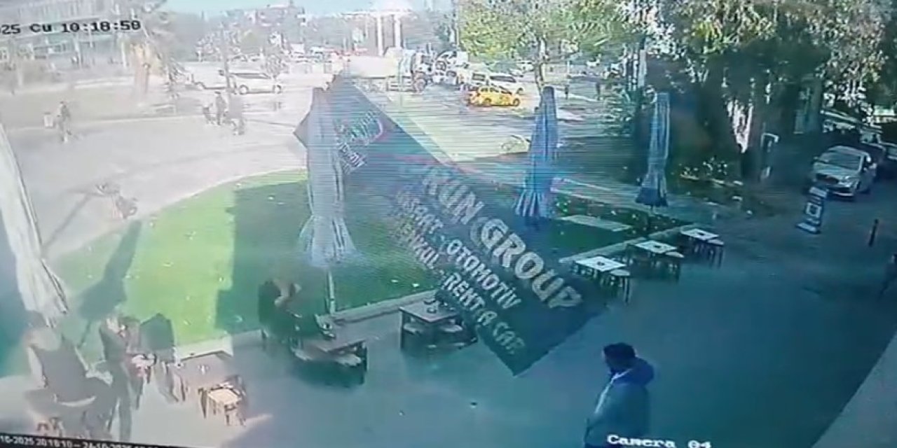 Şiddetli Lodos Tabelayı Uçurdu