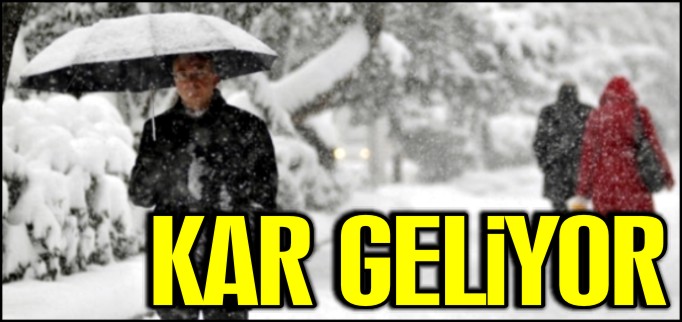 KAR GELİYOR