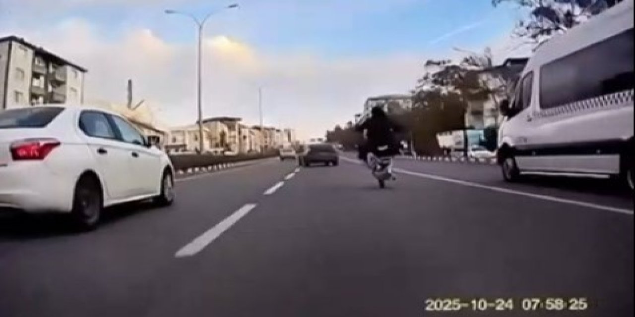 Trafik güvenliğini tehlikeye düşüren sürücüye 54 bin TL ceza