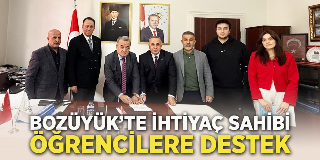 Bozüyük'te İhtiyaç Sahibi Öğrencilere Destek