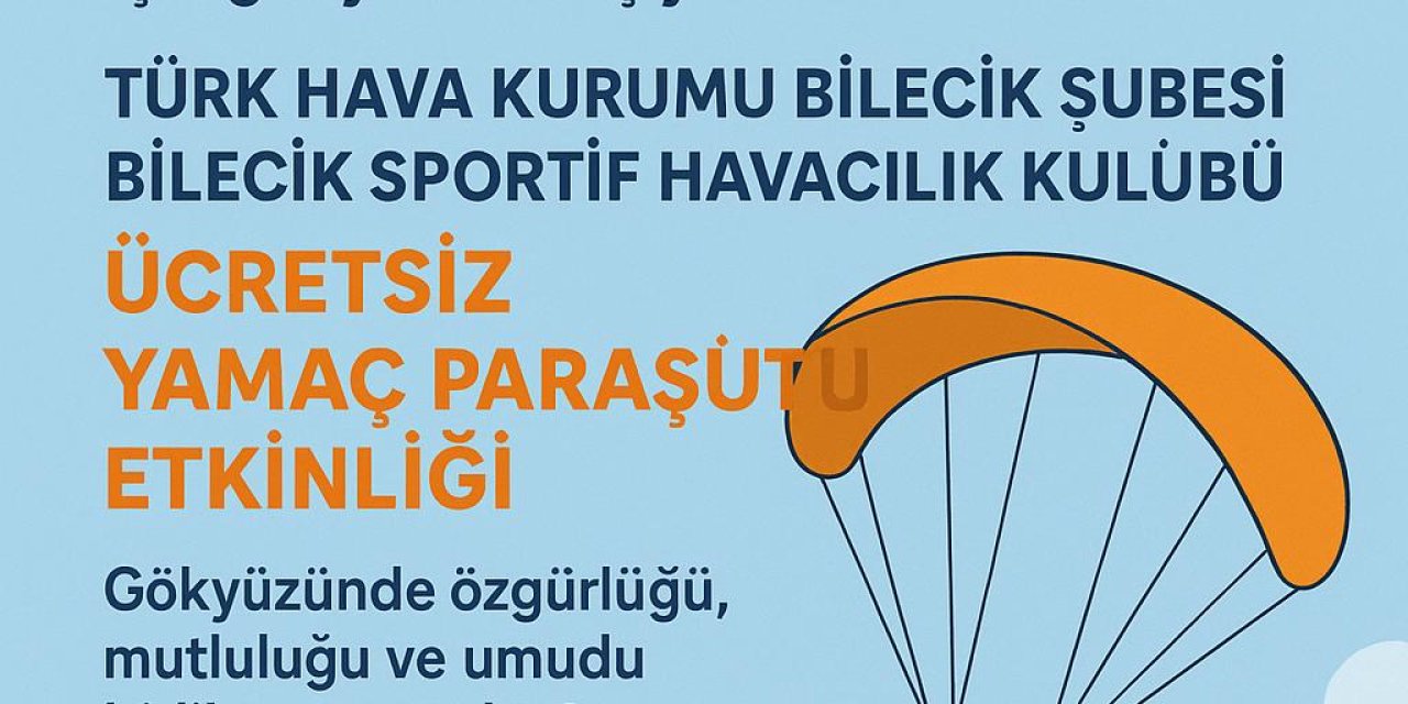 Minik Kahramanlar İçin Yamaç Paraşütü Etkinliği