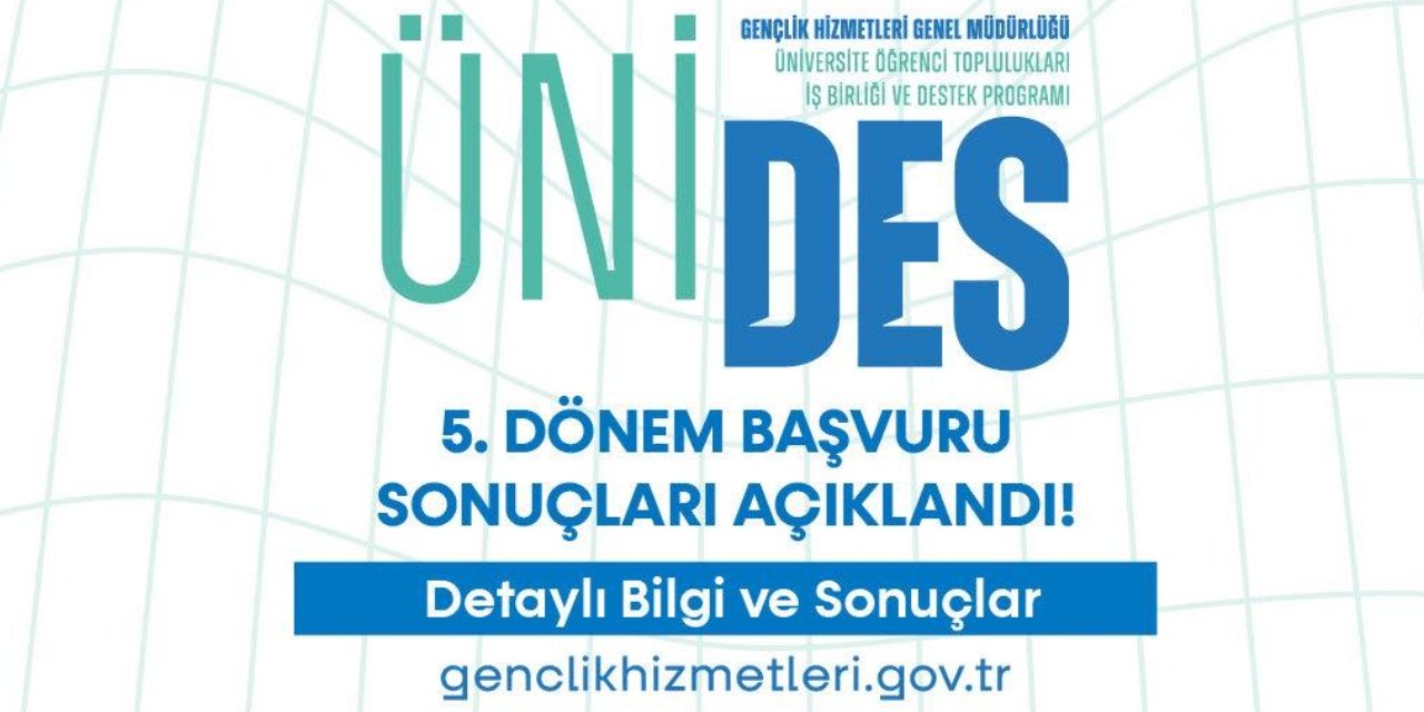 ÜNİDES sonuçları açıklandı