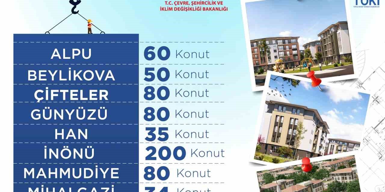 Eskişehir’de 5 bin 80 Sosyal Konut Yapılacak