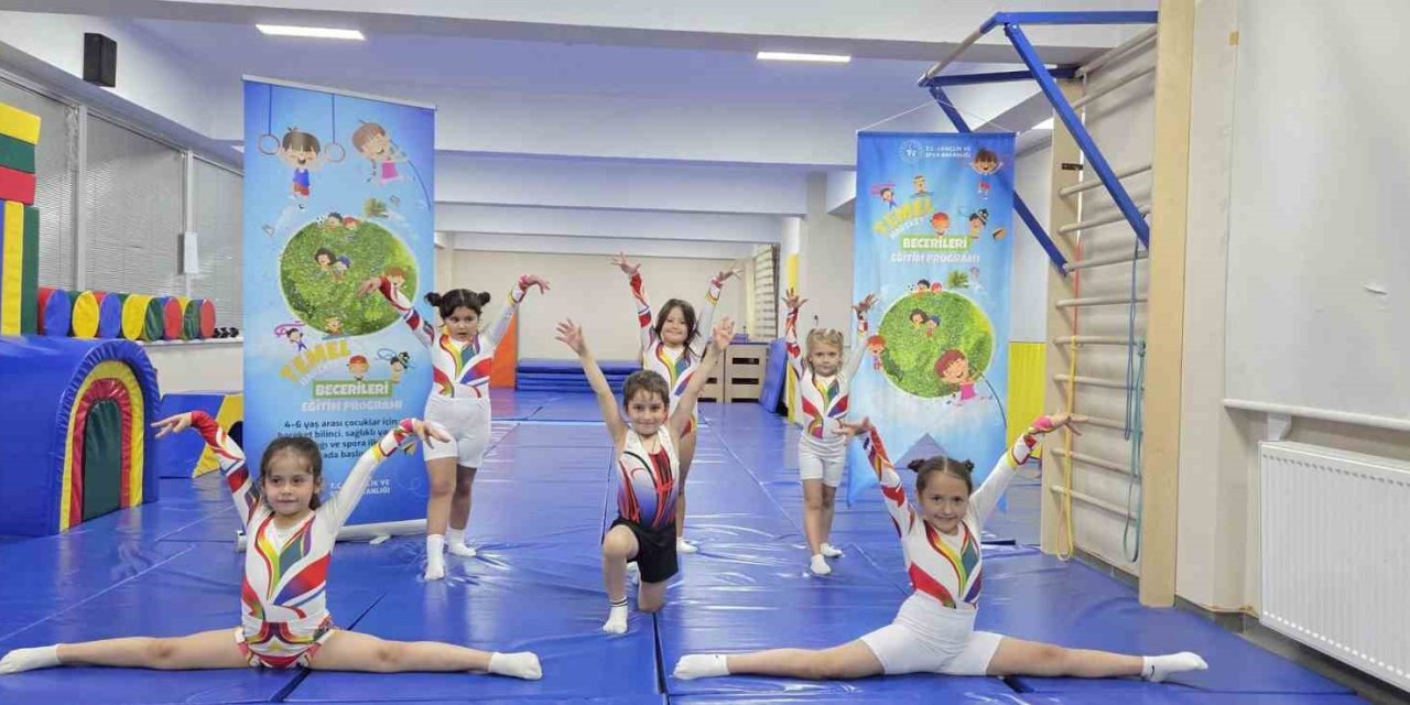 Minik Sporcular Eğlenerek Öğreniyor