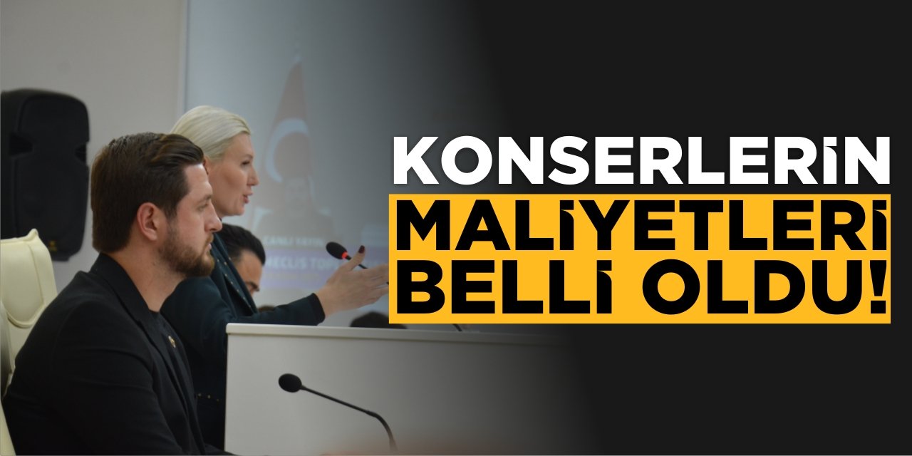 Konserlerin Maliyetleri Belli Oldu!