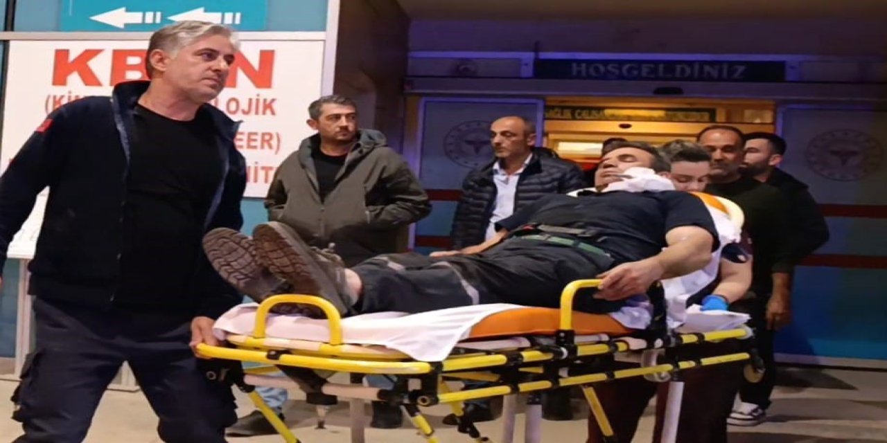 Kömürleri İndirirken Yüzüne Demir Saplandı