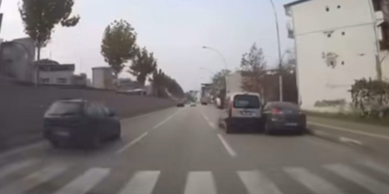 Kazalar Araç Kamerasına Yansıdı