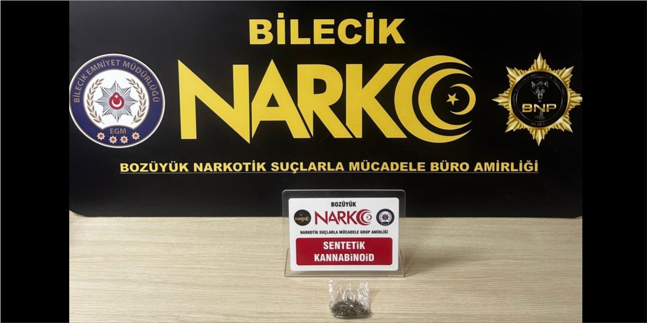 Bilecik’te uyuşturucu operasyonu!