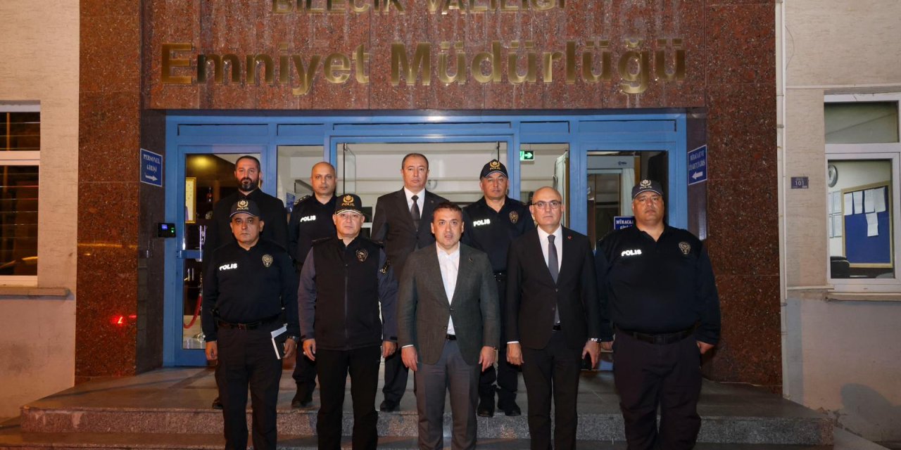 Vali Sözer Emniyet Müdürlüğü’nü Ziyaret Etti