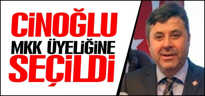 CİNOĞLU MKK ÜYELİĞİNE SEÇİLDİ