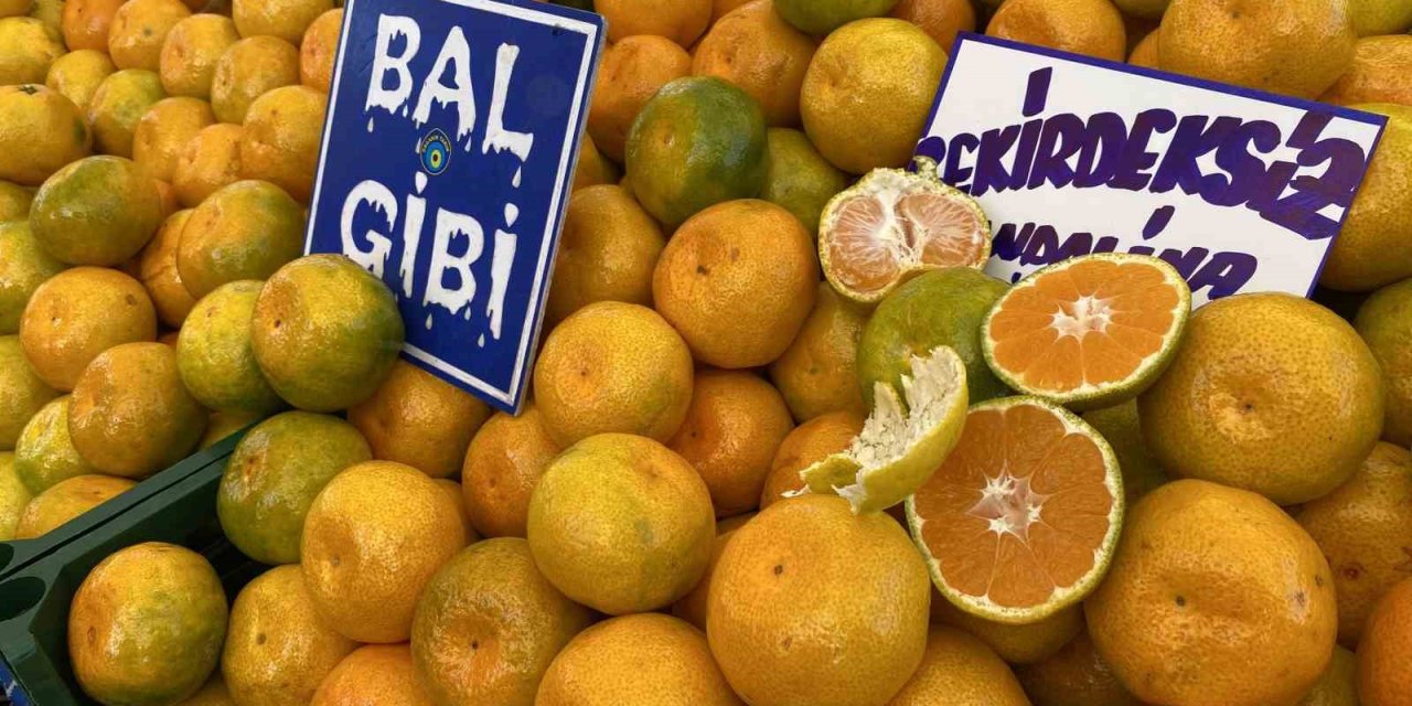 Mandalinanın Fiyatı Geçen Seneye Göre Yüzde 30 Düştü