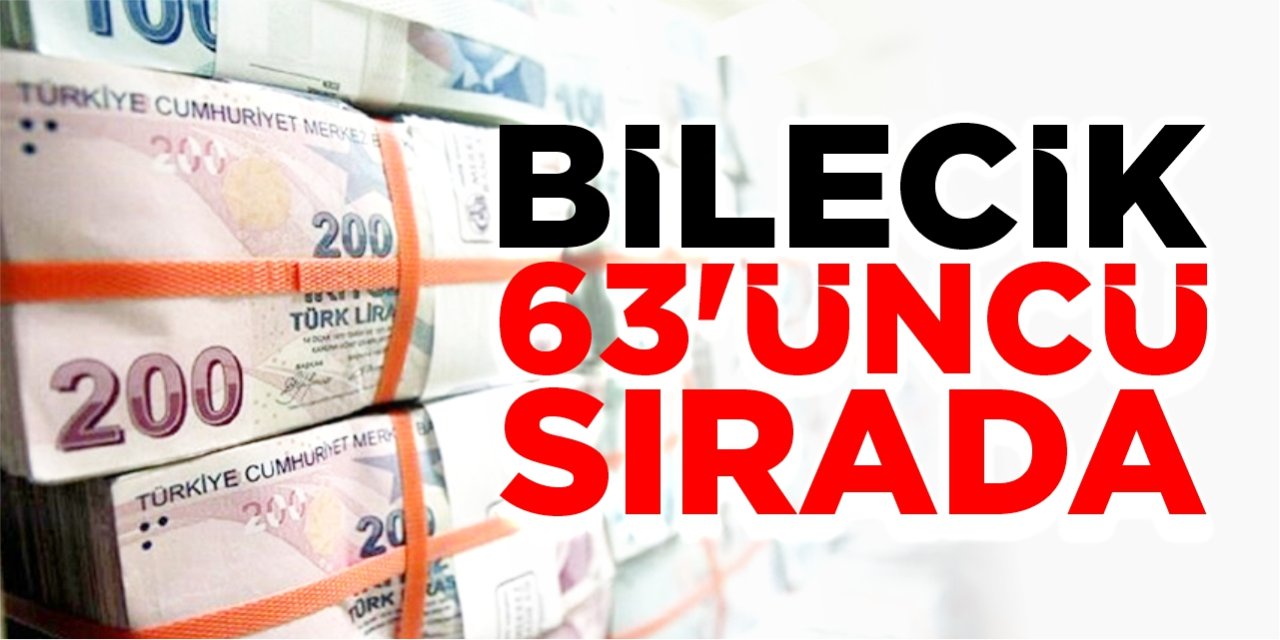 Bilecik 63’üncü sırada