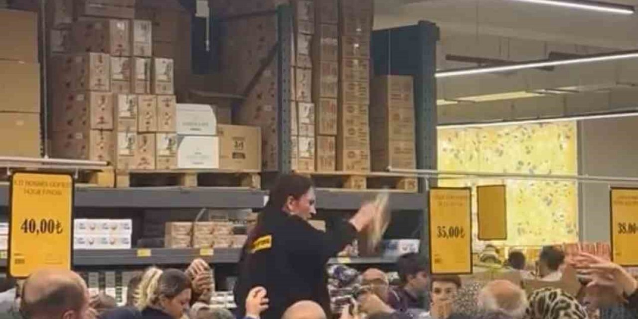 Süpermarkette Kampanya İzdihama Yol Açtı