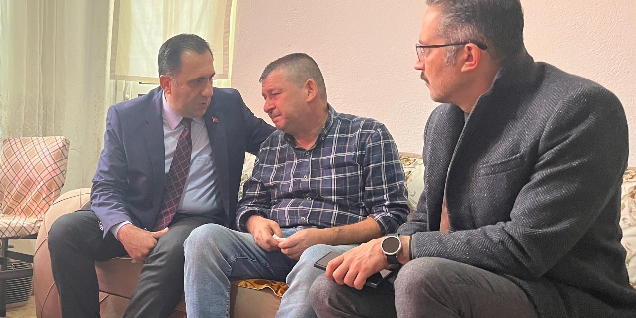 Müdür Türkoğlu’ndan şehit ailesine ziyaret