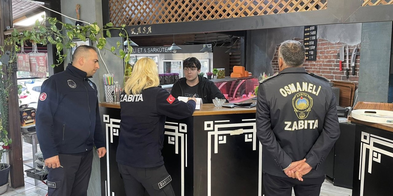 Osmaneli'nde Kasaplar Denetlendi