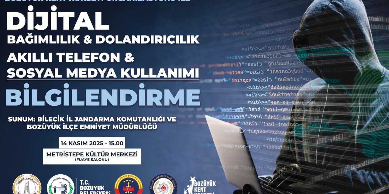 Bozüyük'te Dijital Dolandırıcılığa Karşı Bilgilendirme Toplantısı