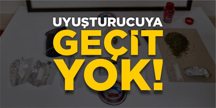 Uyuşturucuya geçit yok!
