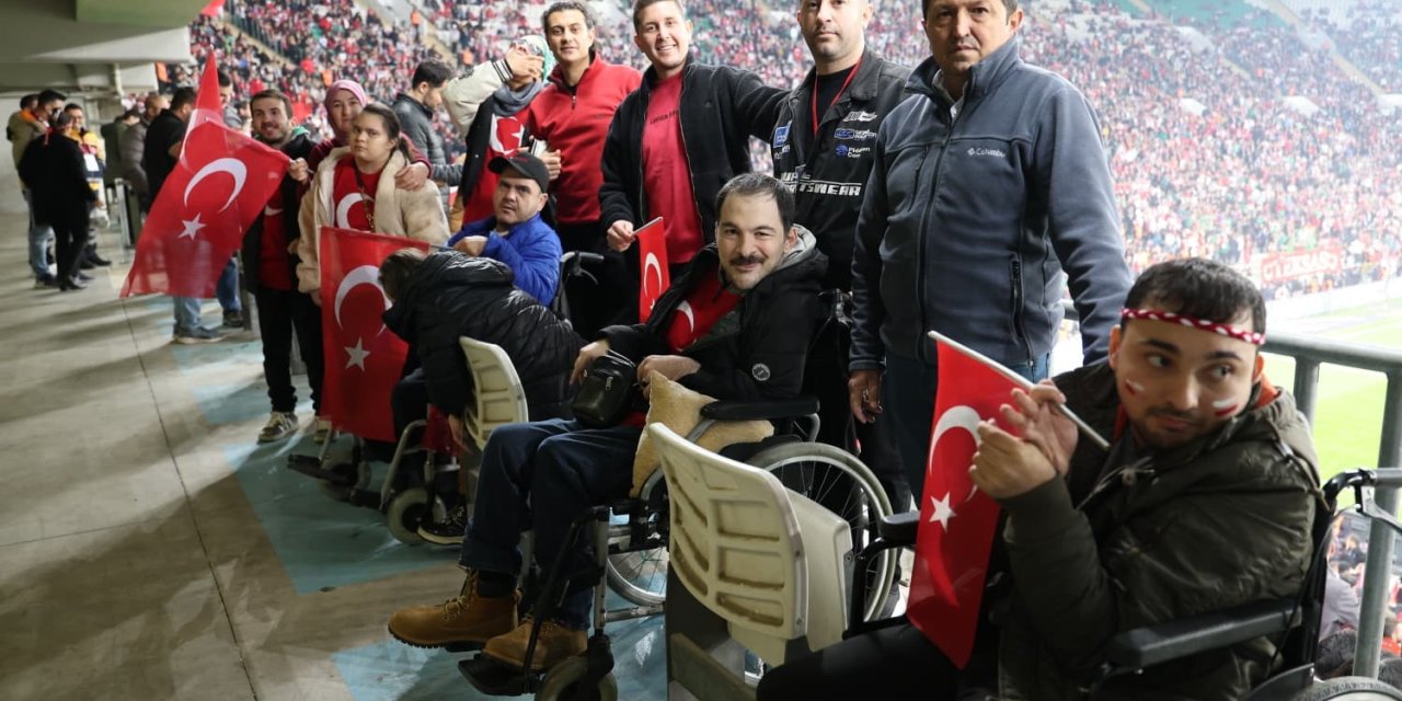 Engelli Bireylere Milli Maç Heyecanı