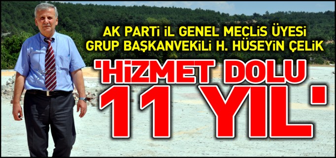 ’HİZMET DOLU 11 YIL’