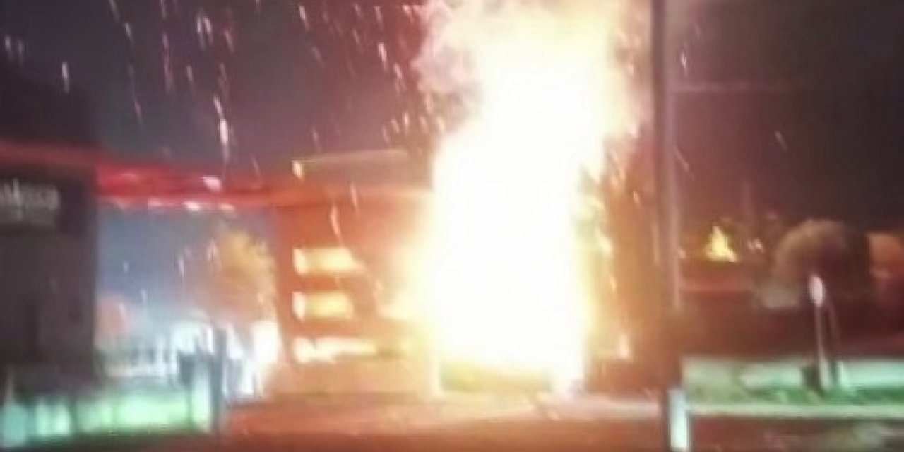 Osb Girişinde Korkutan Yangın