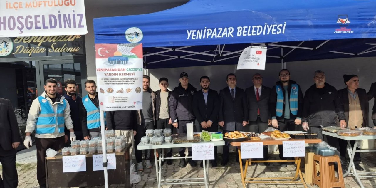 Yenipazar'da Gazze'ye Yardım Kermesi