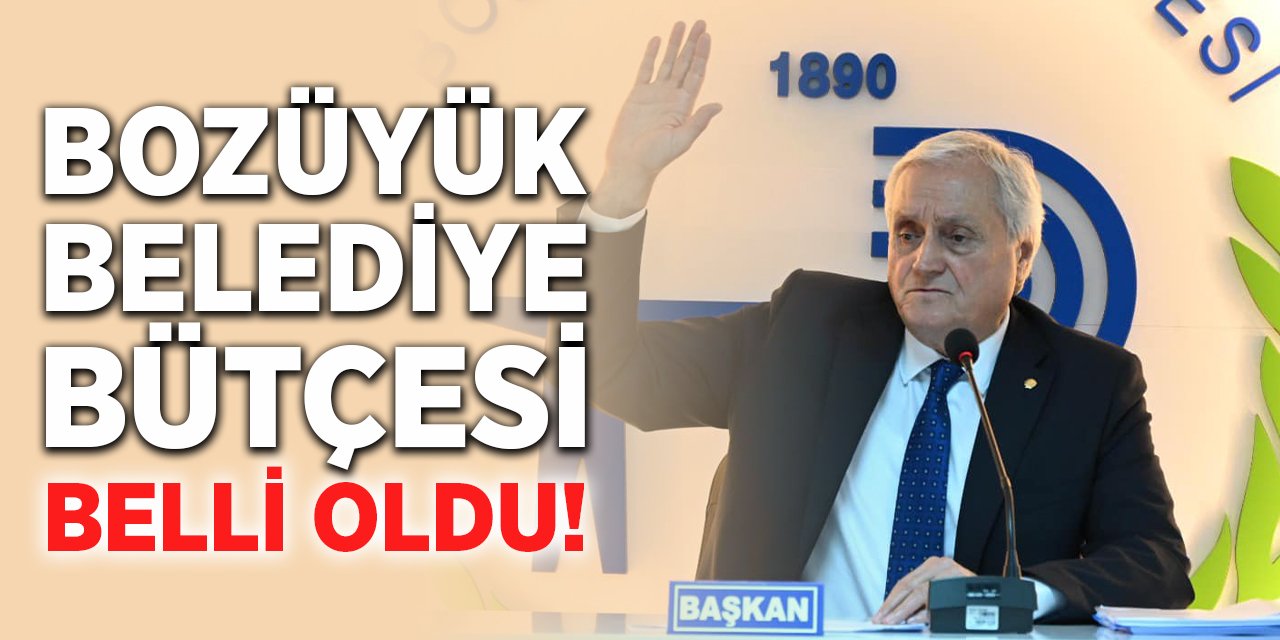 Bozüyük Belediye Bütçesi Belli Oldu!