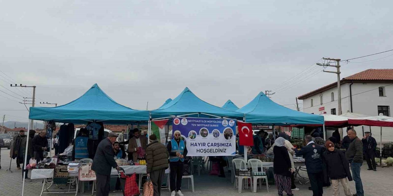 Geliri Gazze’ye Ulaştırmak Amacı İle Hayır Çarşısı Açıldı