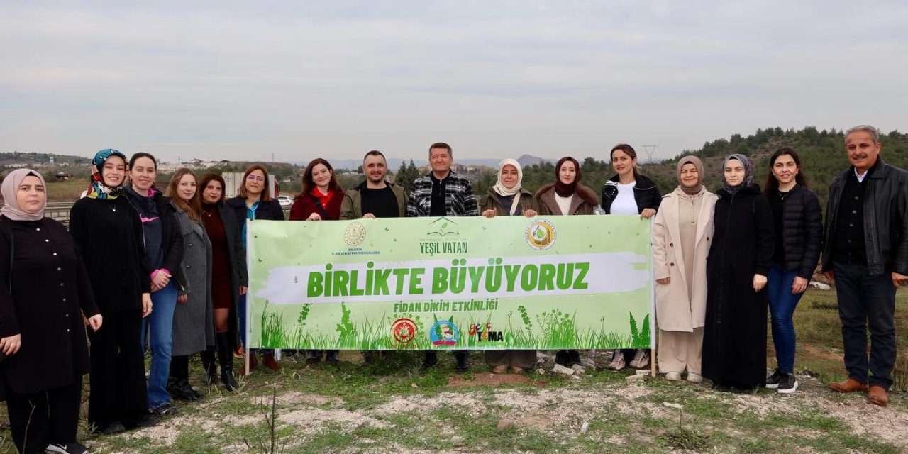 Bilecik'te Fidanlar Toprakla Buluştu