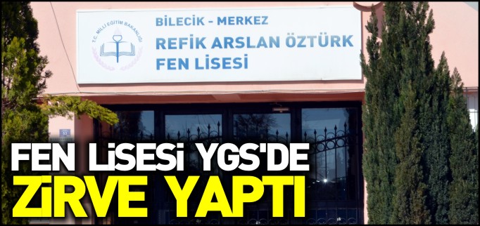FEN LİSESİ YGS’DE ZİRVE YAPTI