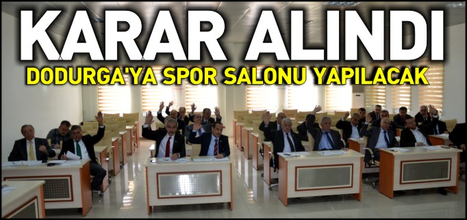 DODURGA’YA SPOR SALONU YAPILACAK