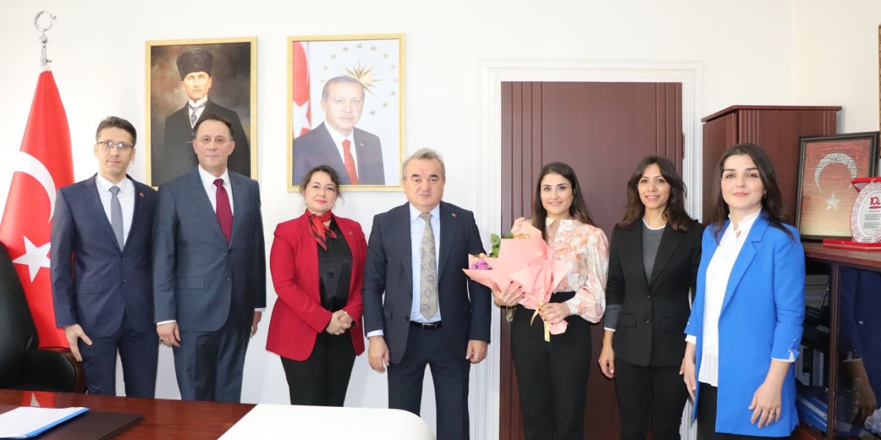 Öğretmenlerden Kaymakam Öztürk'e Ziyaret