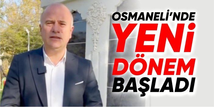 Osmaneli’nde yeni dönem başladı