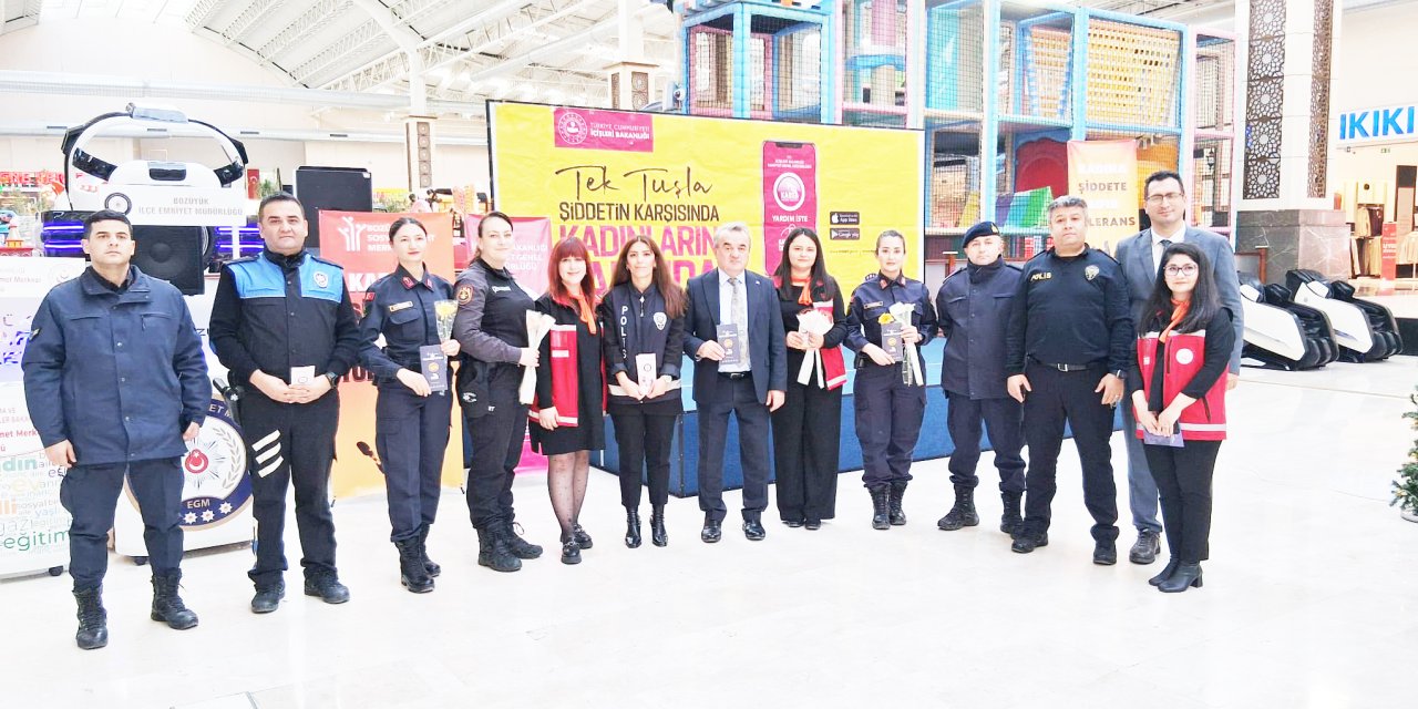 Bozüyük'te Kadına Yönelik Şiddete Farkındalık Etkinliği