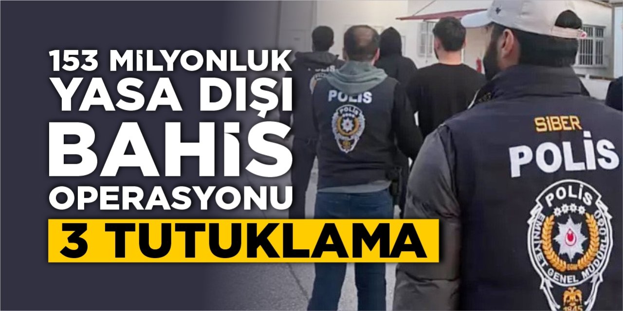 Bilecik'te yasa dışı bahis operasyonu: 3 tutuklama