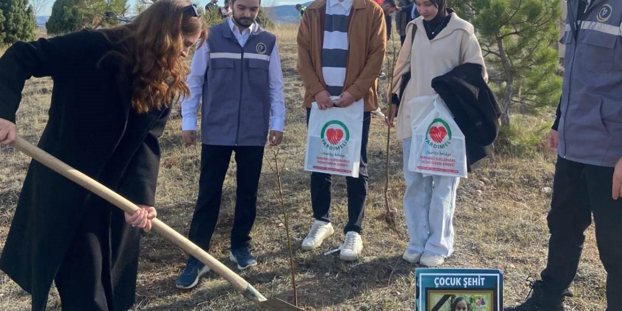 Şehit Çocuklar İçin Fidan Dikim Etkinliği Düzenlendi