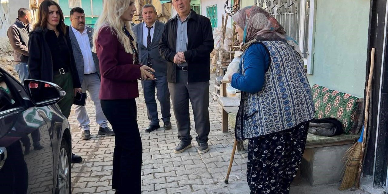 Kadın Kaymakam Köy Köy Dolaşıyor