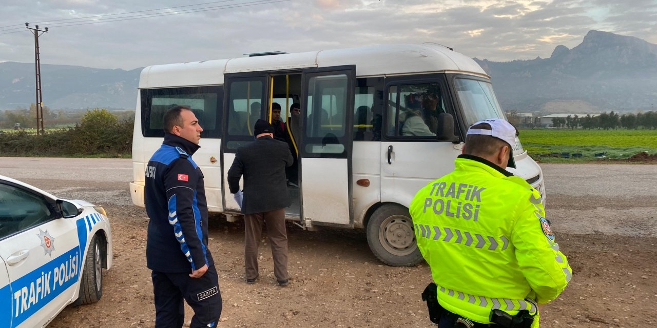 Okul Servisleri Denetlendi