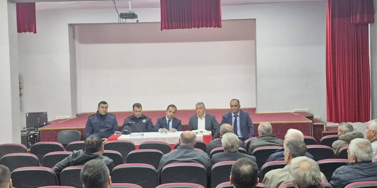Yenipazar'da Asayiş ve Güvenlik Toplantısı Yapıldı