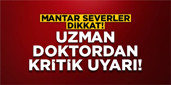 Mantar severler dikkat!